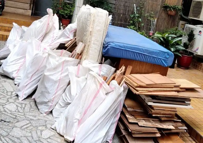 台中西屯裝潢後清潔－建築材料廢棄物清運實景
